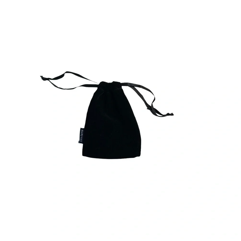 Mary Kay Velour and Satin Drawstring Cosmetic Bag - Set of 4
